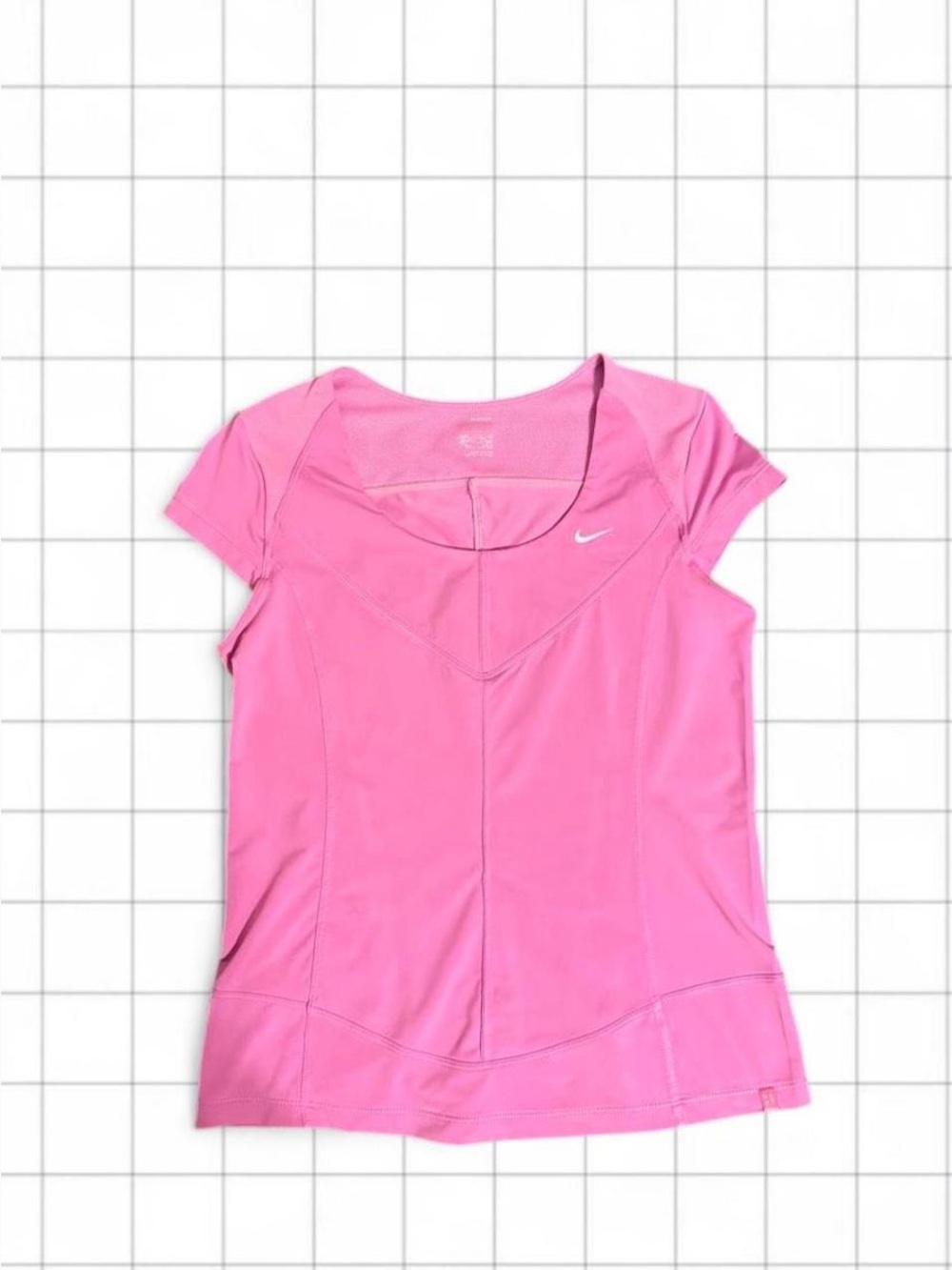 Y2K bubblegum pink Nike shirt